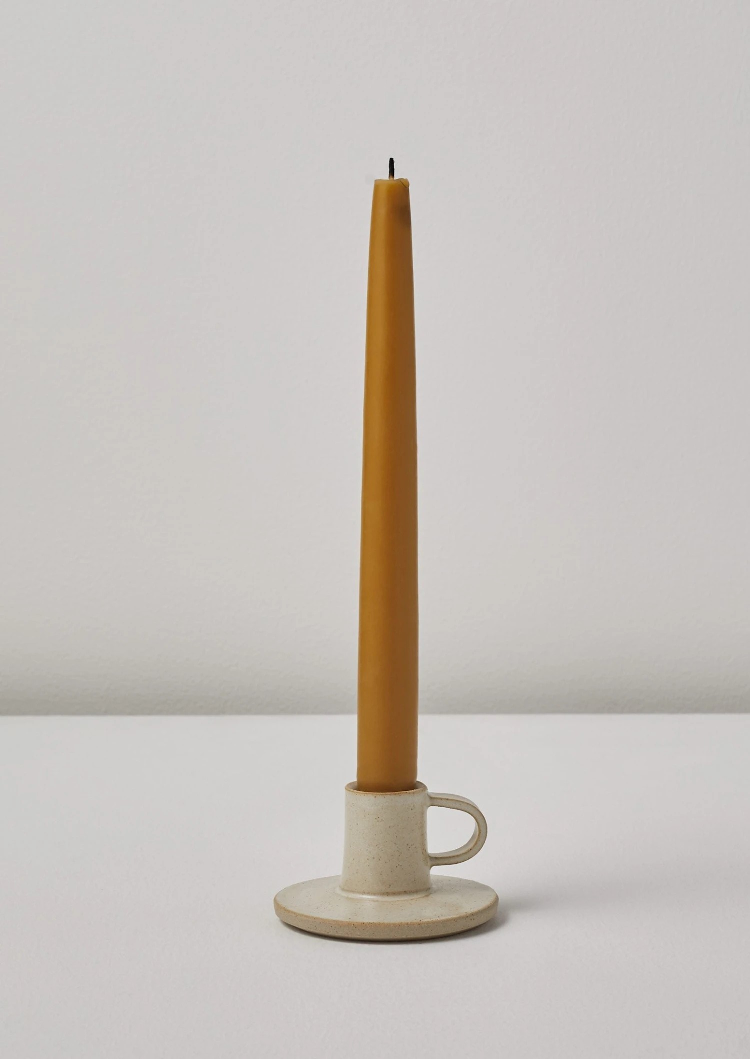 Andrea Roman Short Dinner Candle Holder | Chalk 3 Andrea Roman Short Dinner Candle Holder | Chalk
