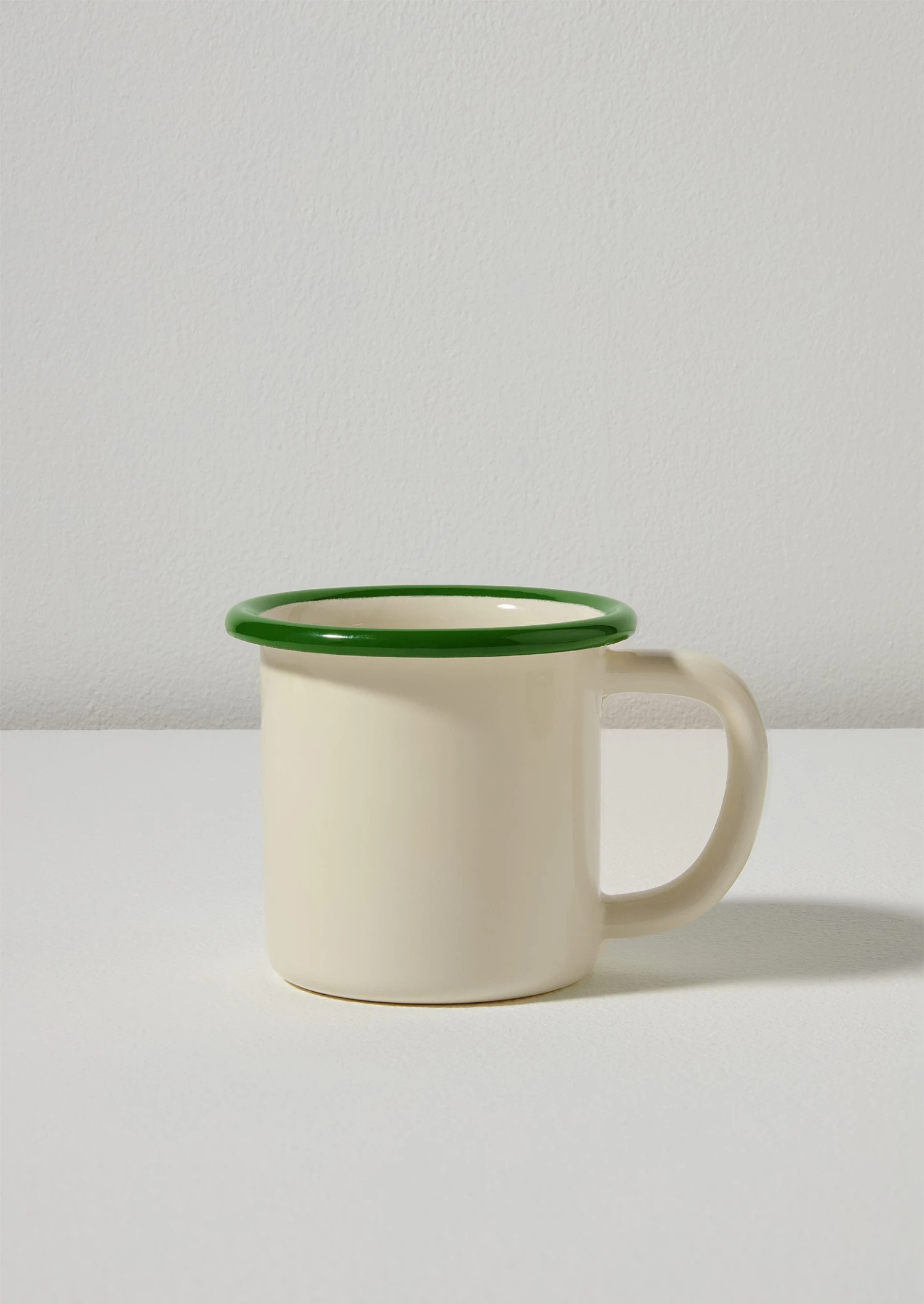 Enamel Mug | Cream/Leaf 3 Enamel Mug | Cream/Leaf