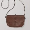 Bleu De Chauffe Leather Postier Bag | Tan