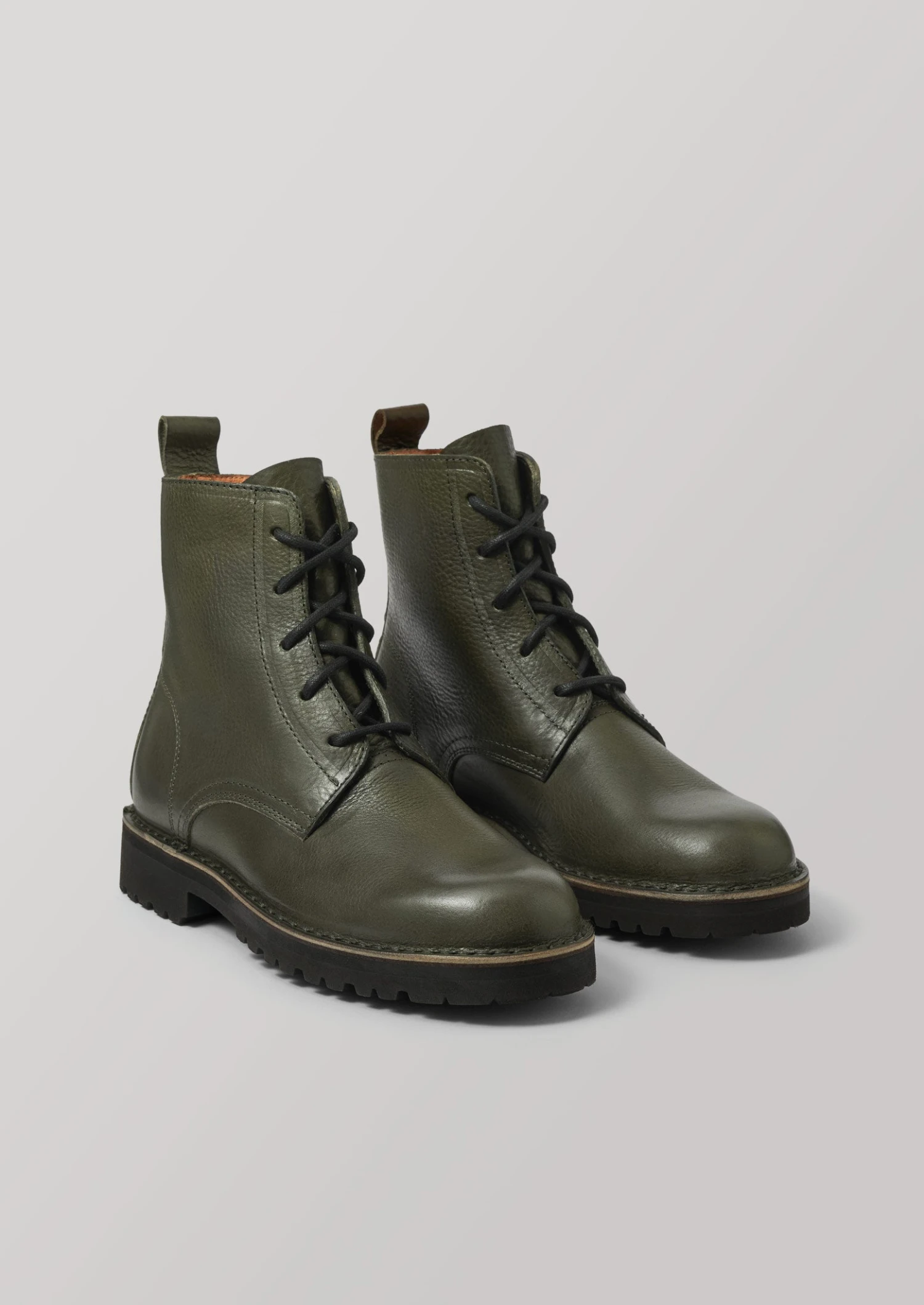 Fracap Arlen Leather Boots | Olive 3 Fracap Arlen Leather Boots | Olive