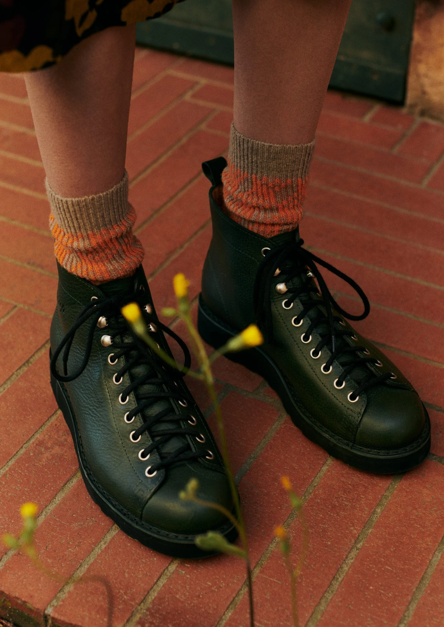Fracap Leather Monkey Boots | Green 4 Fracap Leather Monkey Boots | Green - Image 2