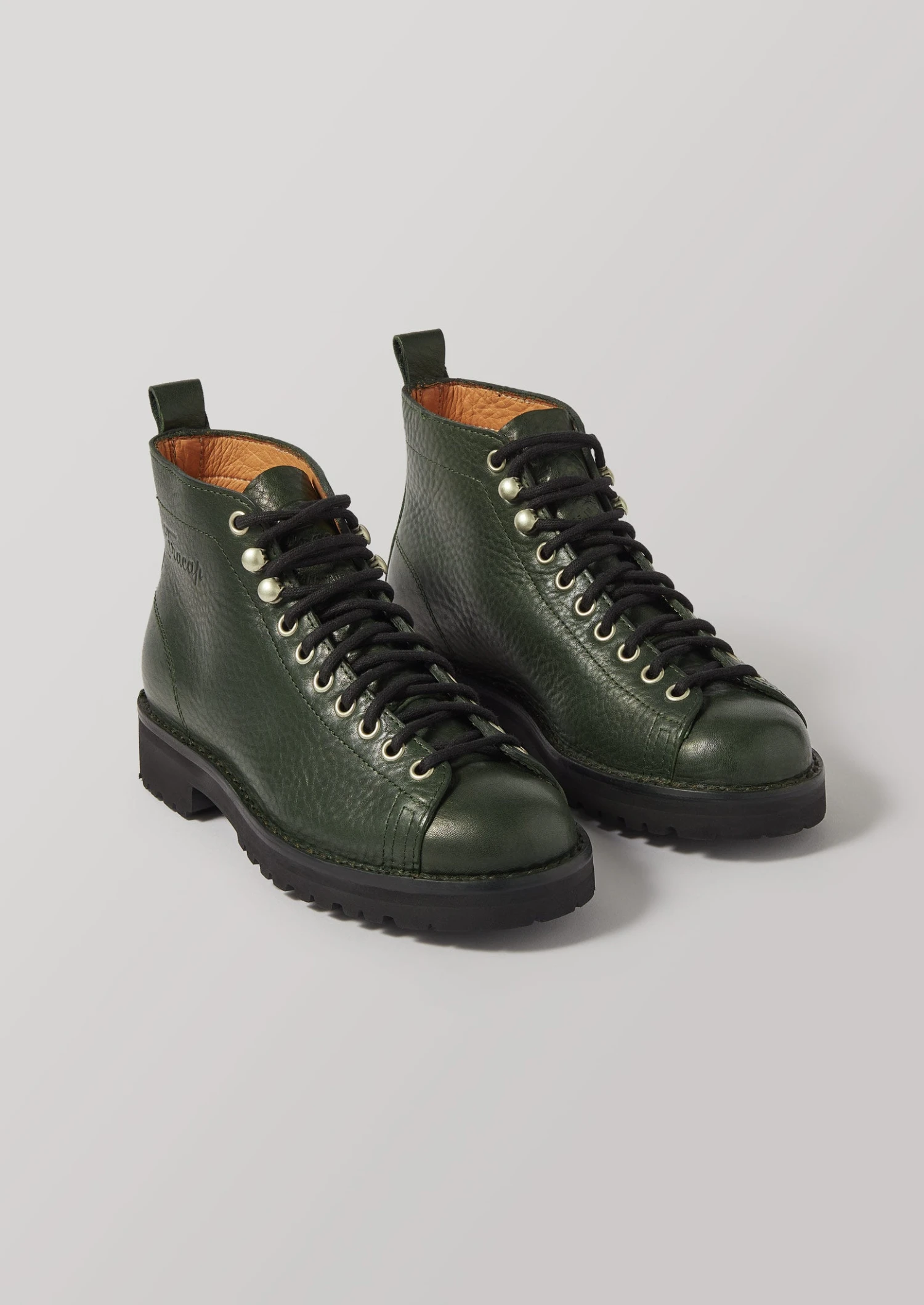 Fracap Leather Monkey Boots | Green 3 Fracap Leather Monkey Boots | Green