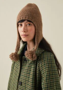 Tassel Knit Hat | Fawn 7 Tassel Knit Hat | Fawn -Novesta Store AHATW10 2
