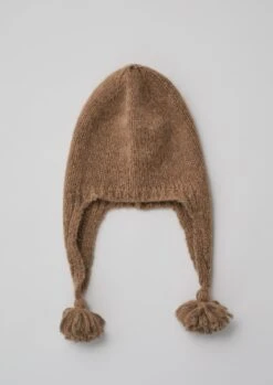 Tassel Knit Hat | Fawn
