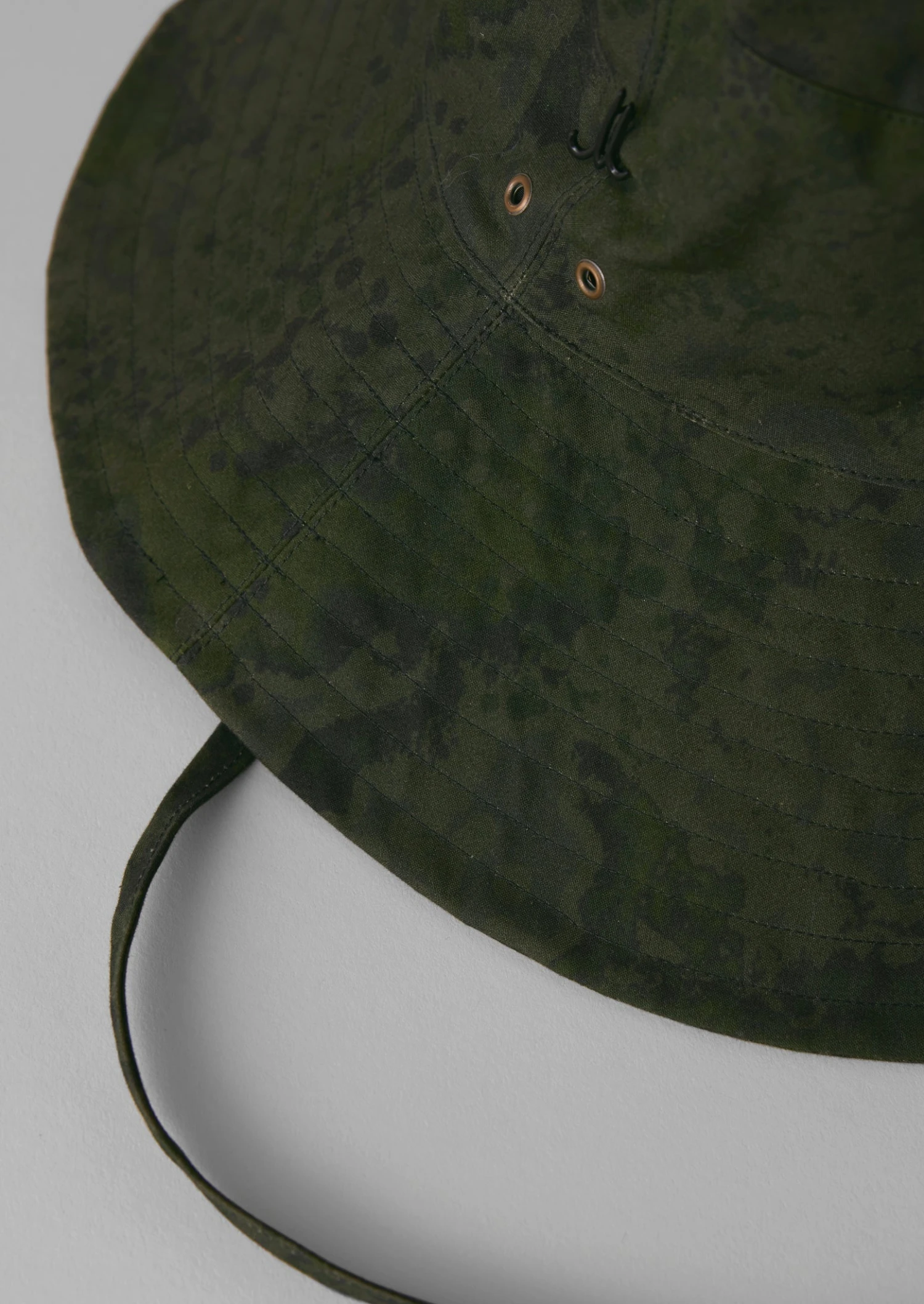 Muehlbauer Waxed Cotton Hat | Forest 6 Muehlbauer Waxed Cotton Hat | Forest - Image 4