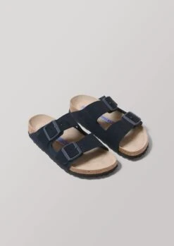 Birkenstock Arizona Suede Sandals | Midnight