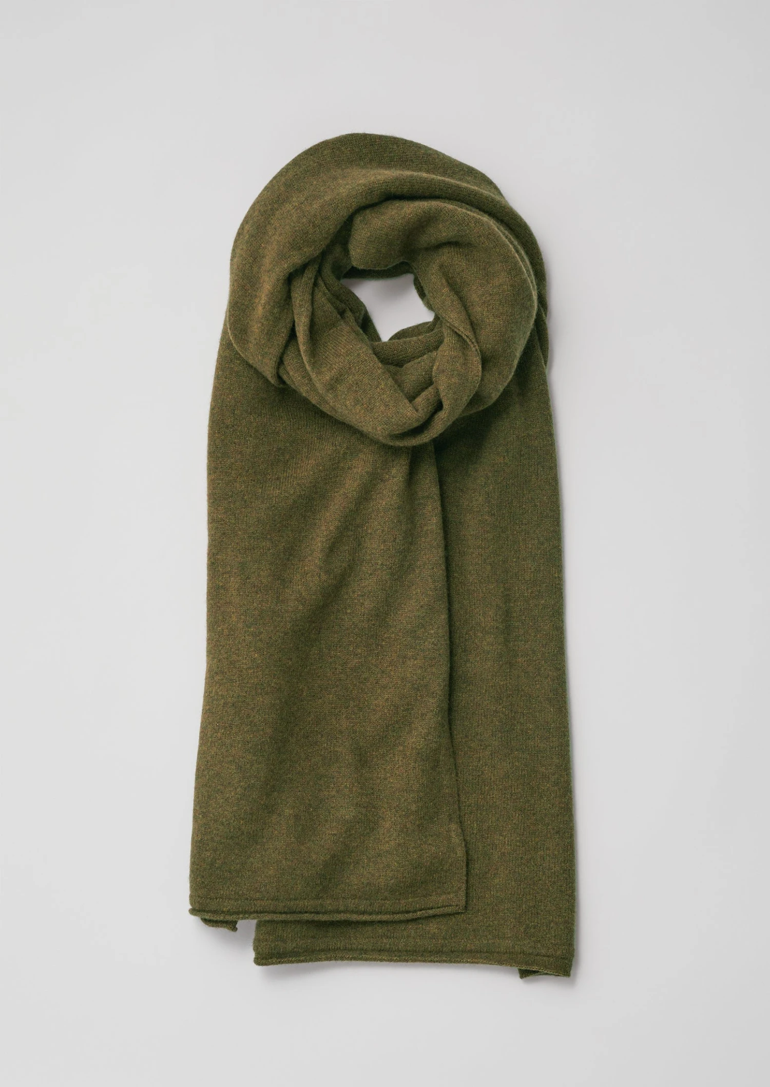 Cashmere Wool Wrap Scarf | Olive 3 Cashmere Wool Wrap Scarf | Olive