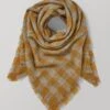 Mongolian Yak Wool Shawl | Ochre -Novesta Store ASCTW20 ochre 0