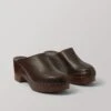 Kit And Clogs Studio Leather Mules | Dark Brown -Novesta Store ASHTW03 darkbrown 0