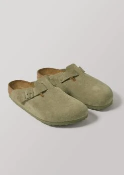 Birkenstock Boston Clogs | Faded Khaki