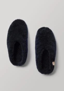 Babbi Sheepskin Slippers | Indigo -Novesta Store ASLTW03 indigo 0