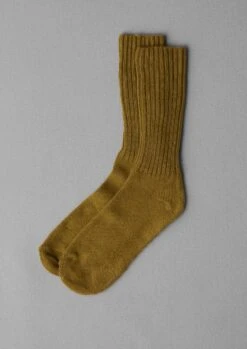 Escuyer Cotton Socks | Olive Oil