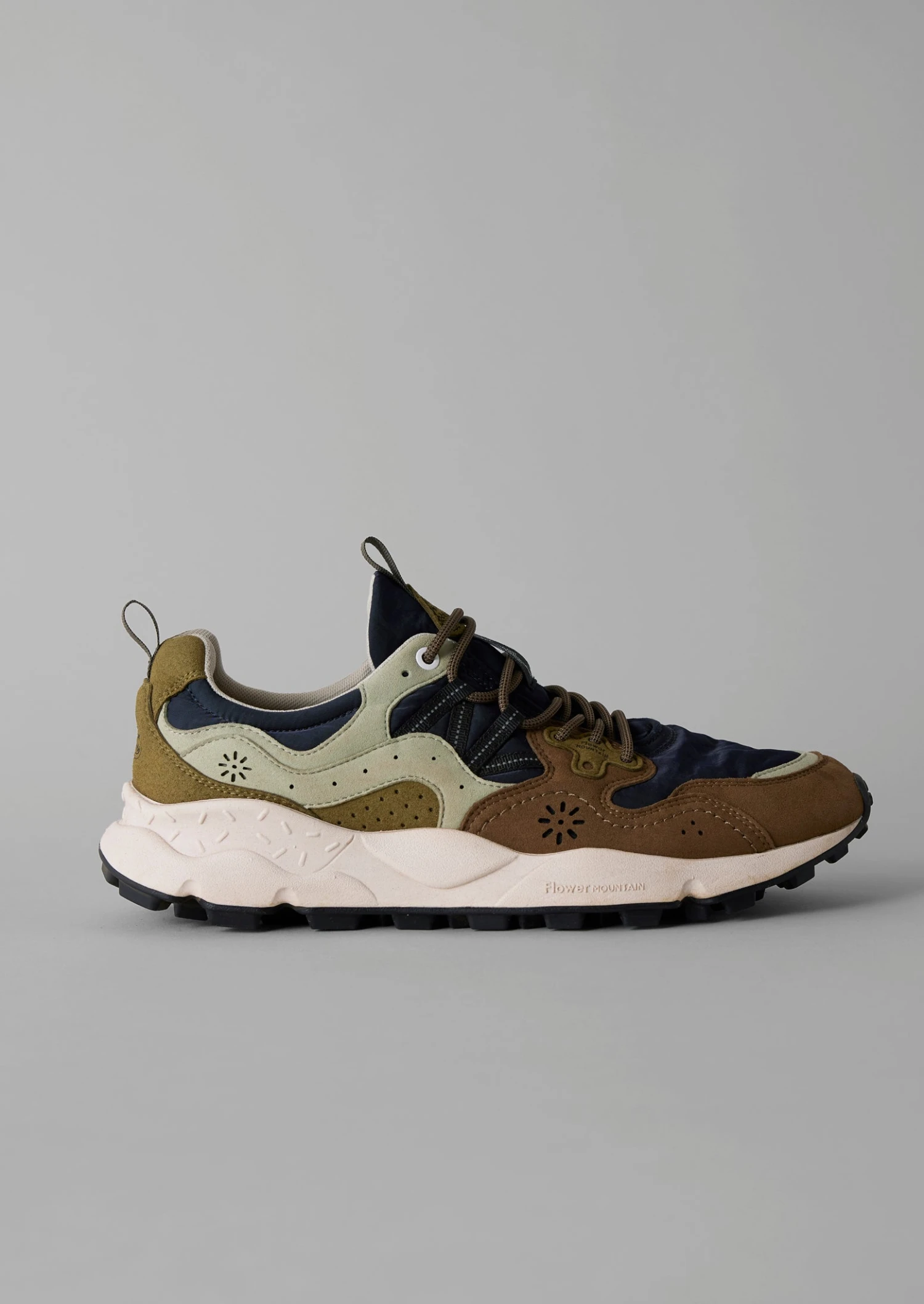 Flower Mountain Yamano Kaiso Trainers | Navy/Sage 4 Flower Mountain Yamano Kaiso Trainers | Navy/Sage - Image 2