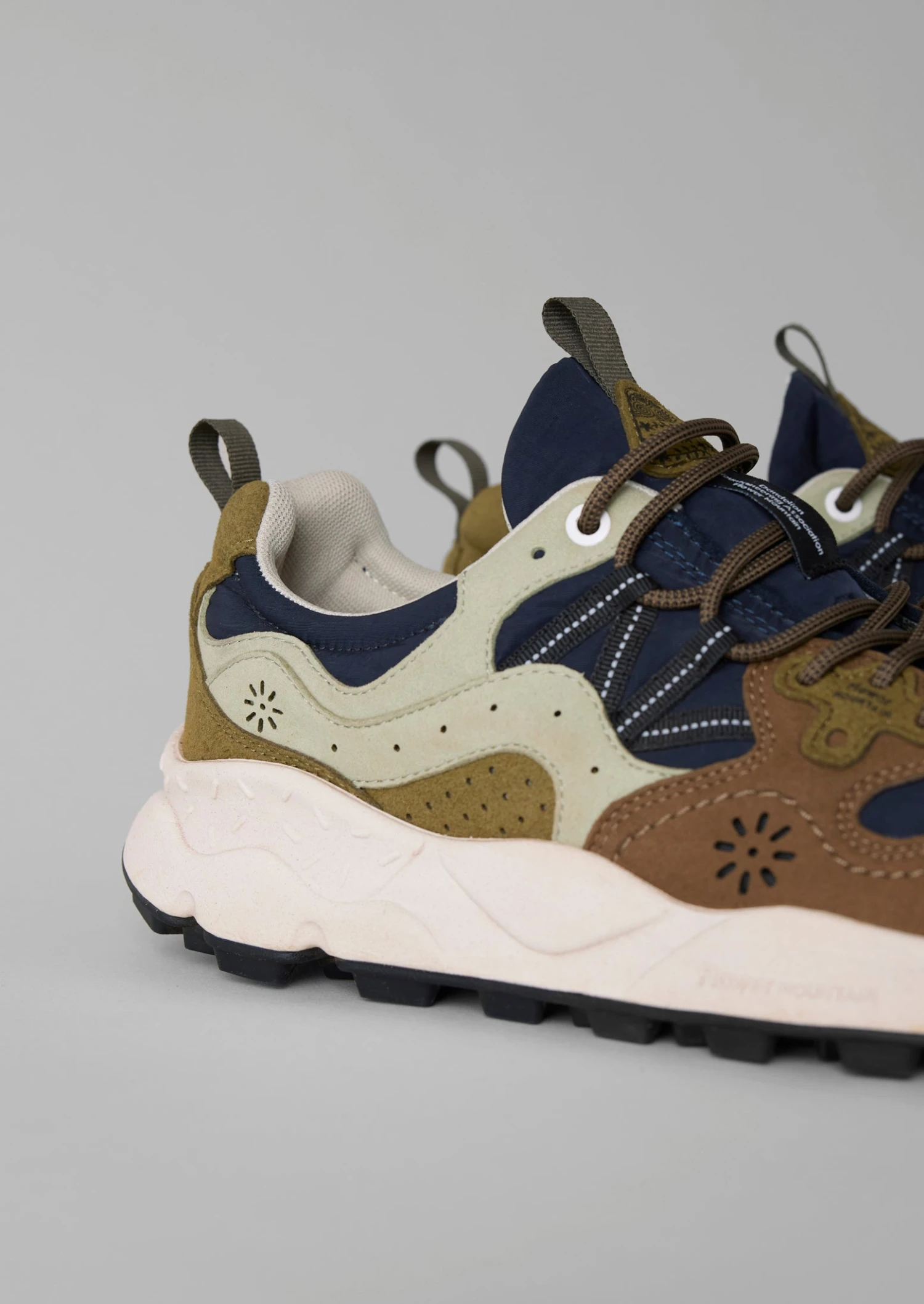 Flower Mountain Yamano Kaiso Trainers | Navy/Sage 6 Flower Mountain Yamano Kaiso Trainers | Navy/Sage - Image 4