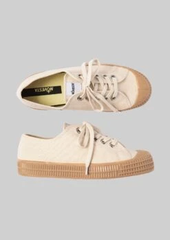 Novesta Star Master Plimsolls | Ecru/Transparent