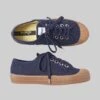 Novesta Star Master Plimsolls | Navy/Transparent -Novesta Store FFLAN NavyTransparent