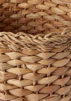 Textured Weave Hogla Picnic Basket | Natural 9 Textured Weave Hogla Picnic Basket | Natural -Novesta Store HBSTS04 3