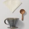 Pottery West Pour Over Coffee Set | Slate -Novesta Store HCETW30 slate 0