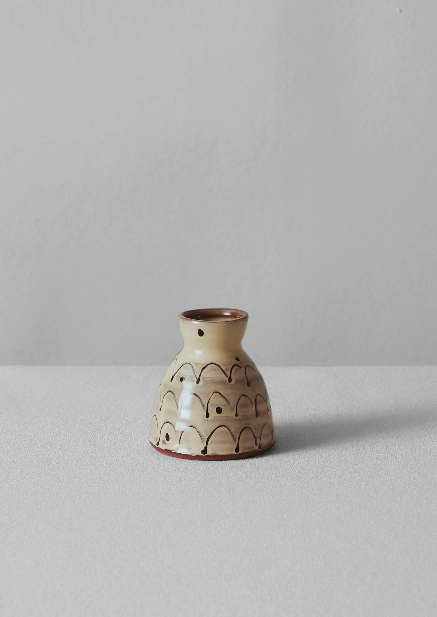 Frances Savage Bud Vase | Terracotta/Cream 4 Frances Savage Bud Vase | Terracotta/Cream - Image 2