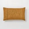 Rectangular Herringbone Embroidered Cushion Cover | Caramel 2 Rectangular Herringbone Embroidered Cushion Cover | Caramel -Novesta Store HCUTS07 CARMEL 1
