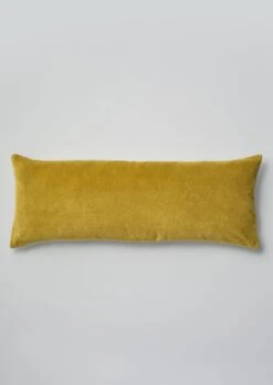 Velvet Bolster Cushion | Pomelo/Natural