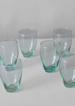 Moroccan Glasses Set | Clear -Novesta Store HGLQW09 01