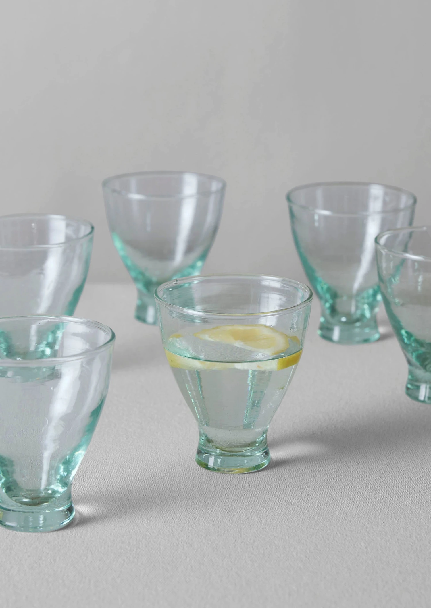 Fluted Moroccan Glasses Set | Clear 4 Fluted Moroccan Glasses Set | Clear - Image 2