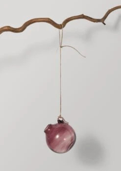 Hanging Boule Glass Vase | Framboise -Novesta Store HGLTW04 4