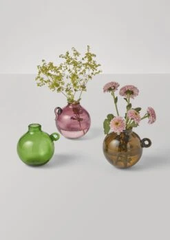 Hanging Boule Glass Vase | Framboise -Novesta Store HGLTW04 5