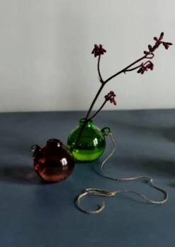 Hanging Boule Glass Vase | Framboise -Novesta Store HGLTW04 6