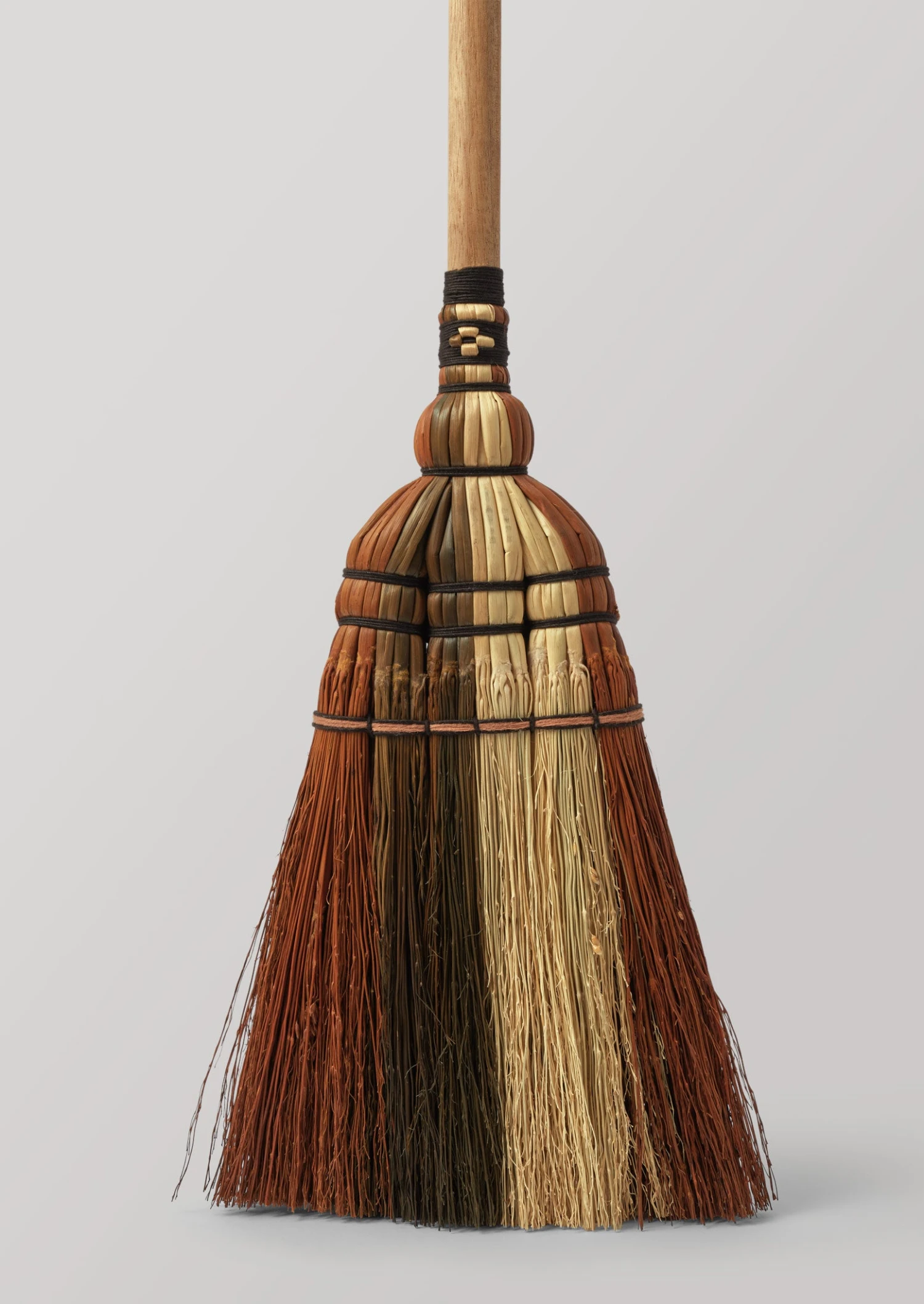 Sorghum Stripe Broom | Toffee 5 Sorghum Stripe Broom | Toffee - Image 3