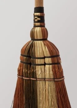 Sorghum Stripe Broom | Toffee 12 Sorghum Stripe Broom | Toffee -Novesta Store HHATW10 2