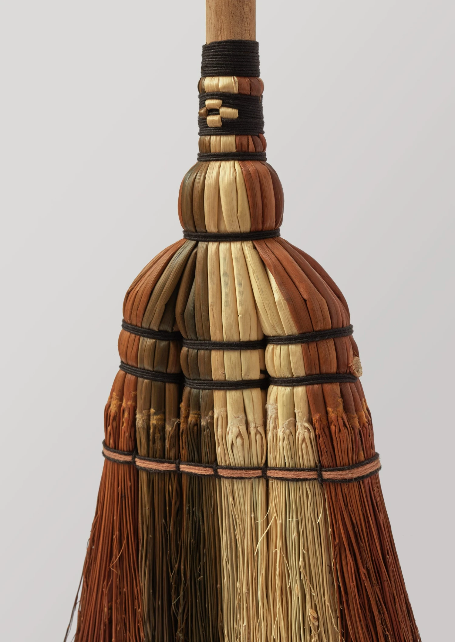 Sorghum Stripe Broom | Toffee 6 Sorghum Stripe Broom | Toffee - Image 4