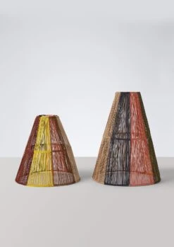 Handmade Medium Iraca Lampshade | Multi -Novesta Store HHATW12 4