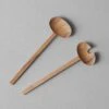 Acacia Wood Salad Servers | Natural Wood