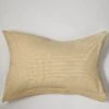 Organic Cotton Ticking Stripe Oxford Pillowcase | Ecru/Straw -Novesta Store HSDUS06 ecrustraw 0