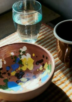 Madur Grass Striped Placemat | Rust/Natural -Novesta Store HTBTW02 2