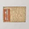 Madur Grass Striped Placemat | Natural -Novesta Store HTBTW02 natural 0