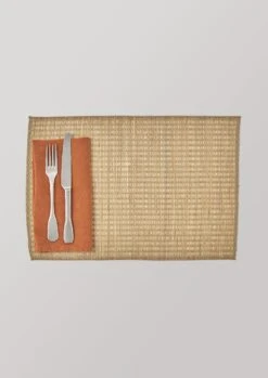 Madur Grass Striped Placemat | Natural
