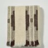 Bulgarian Wool Blanket | Ecru/Brown 2 Bulgarian Wool Blanket | Ecru/Brown -Novesta Store HTQRW10 EcruBrown