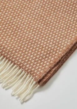Knut Wool Blanket | Nougat -Novesta Store HTQSW17 3