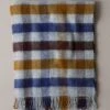 Lena Wool Check Blanket | Navy/Caramel -Novesta Store HTQUS02 navycaramel 0