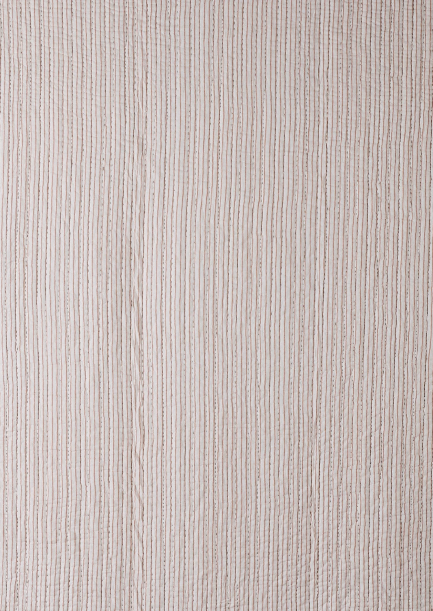 Hand Woven Cabin Stripe Quilt | Sage/Russet Orange 9 Hand Woven Cabin Stripe Quilt | Sage/Russet Orange - Image 7