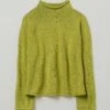 Cotton Linen Easy Sweater | Olive Oil -Novesta Store LLTTS11 oliveoil