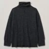 Roll Neck Wool Cashmere Sweater | Charcoal -Novesta Store LLTTW17 charcoalcopy