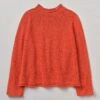 Cotton Linen Easy Sweater | Poppy -Novesta Store LLTTW21 poppy 0