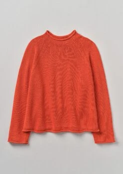 Cotton Linen Easy Sweater | Poppy