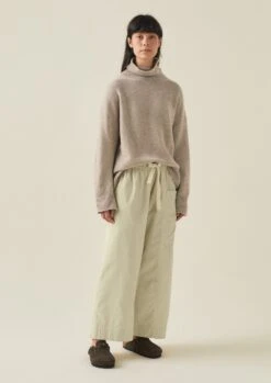 Organic Cord Pull On Trousers | Limestone 11 Organic Cord Pull On Trousers | Limestone -Novesta Store LTRTW06 7