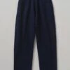 Boiled Wool Pull On Trousers | Navy -Novesta Store LTRTW09 navy 0 a09a7a91 37ad 4a33 8b22 2b12f419ae5d