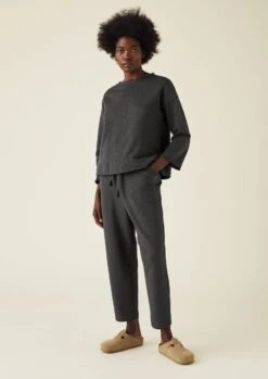 Loop Back Jersey Pull On Trousers | Charcoal 11 Loop Back Jersey Pull On Trousers | Charcoal -Novesta Store LTRTW12 2